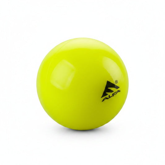 ALFA AB-93 Smooth Field Hockey Ball | Color : Yellow | Size : Standard | PU Material | Smooth Surface : Precision and Control | Optimal Performance |Training and Matches .